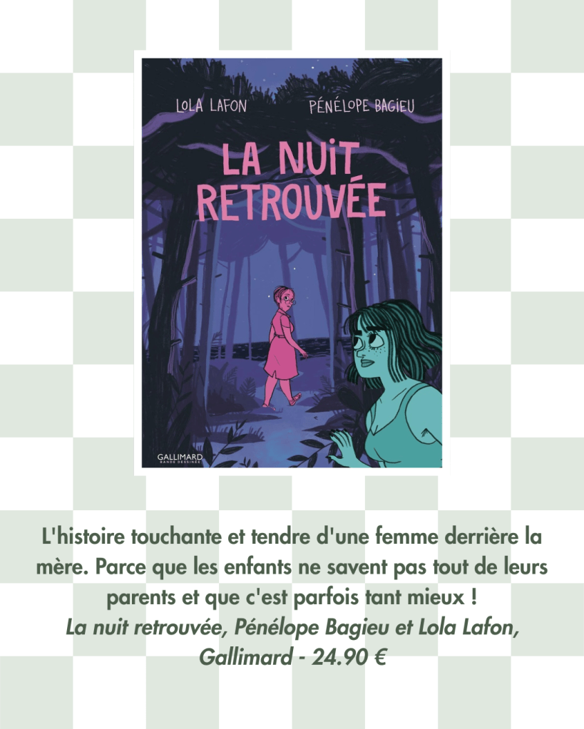La nuit retrouvée, Pénélope Bagieu et Lola Lafon